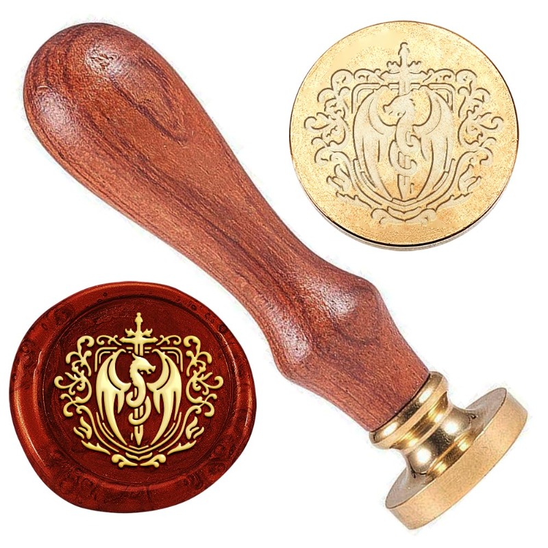 1pc Dragon Sword Wax Seal Stam - огляд і ціна Wax Seal Stamp Set