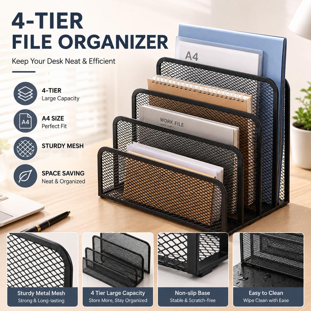 Papers Trays Notebook Stand Ra - огляд і ціна Magazine Holder Rack