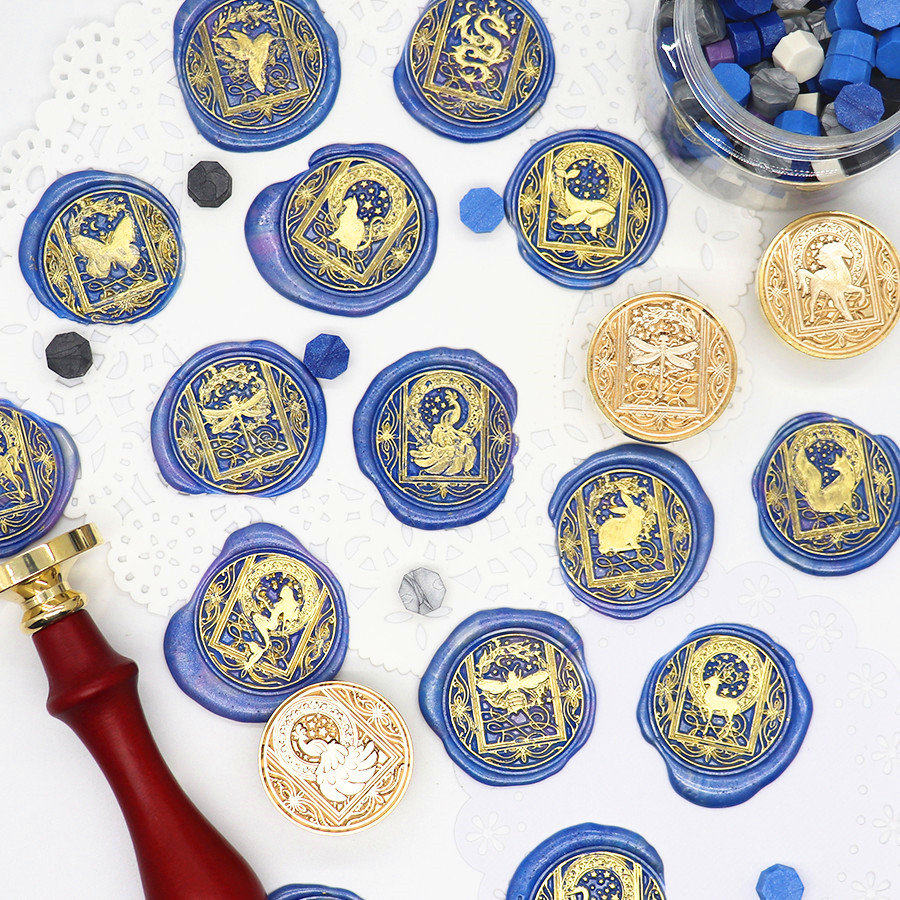 Sky Animal Wax Seal Stamp Vint - огляд і ціна Wax Seal Stamp Set